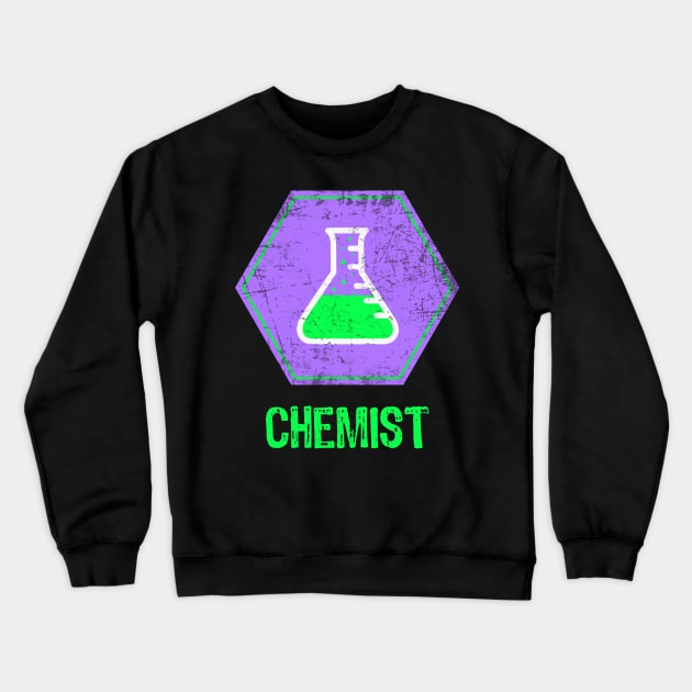 Chemist erlenmeyer flask Crewneck Sweatshirt by Scar